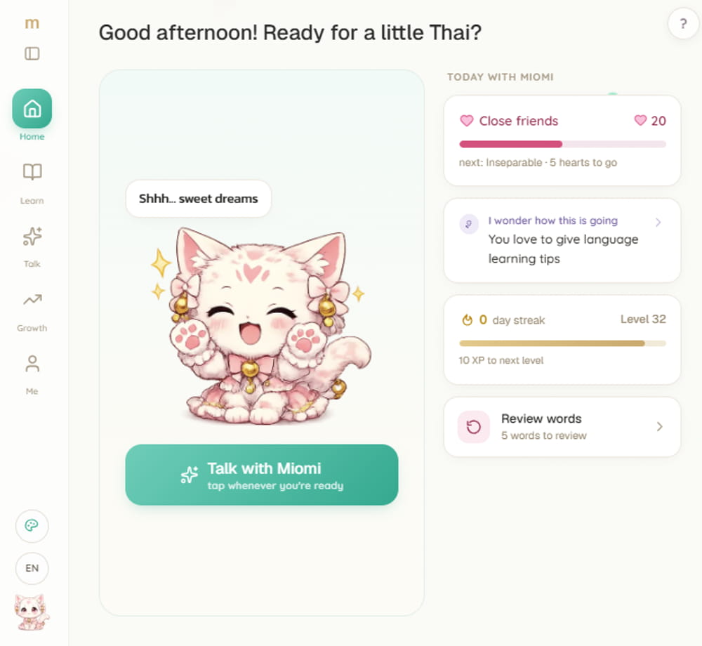 Miomika · live app